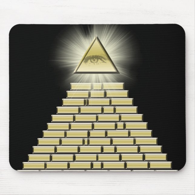 Todo o olho de vista Mousepad (Frente)