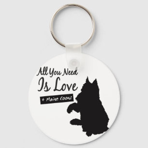 Todo You Need Is Maine Coons porta-chaves