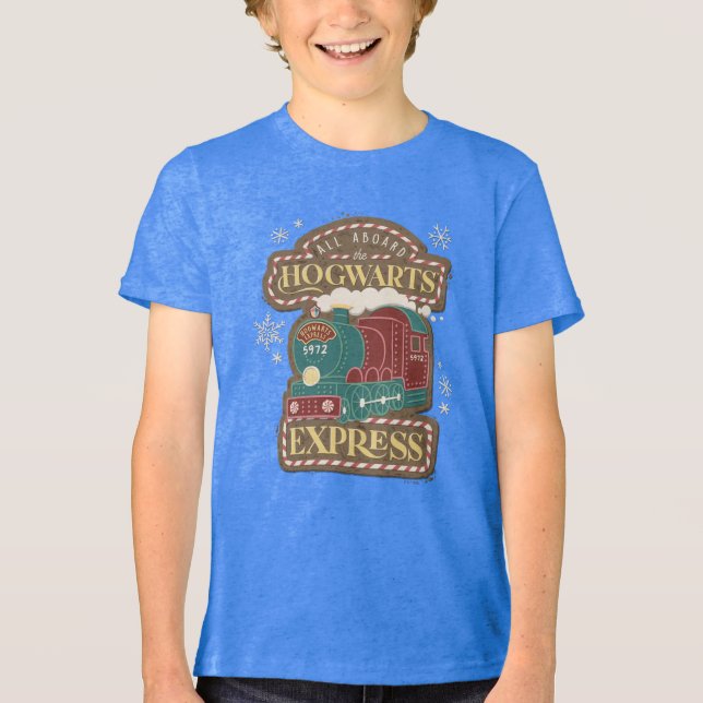 Todos a bordo do biscoito de Natal do HOGWARTS™ Ex (Frente)