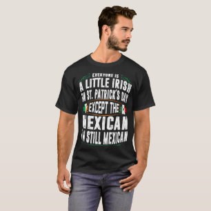 Todos é irlandês em camisetas do mexicano do Dia