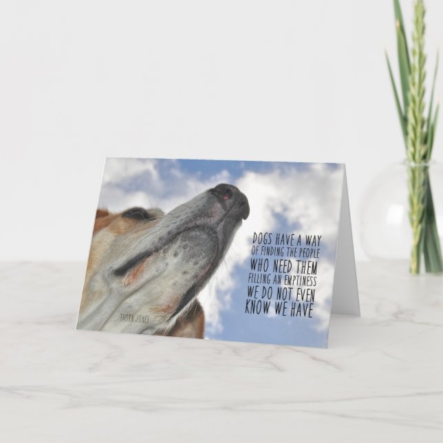 TODOS OS CÃES VÃO PARA O Cartão de Saudação CÉU (Frente)