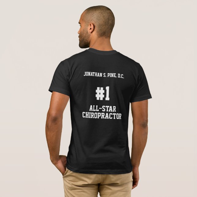 Todos os Camisetas Personalizados do Quiropracador (Parte Traseira Completa)