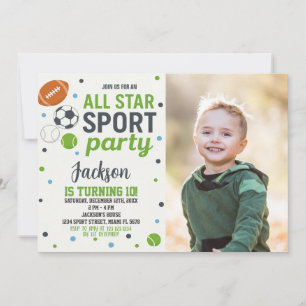 Todos os convites para o aniversário do esporte