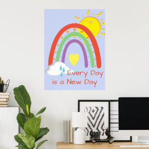 Todos os dias é um Poster de novo dia