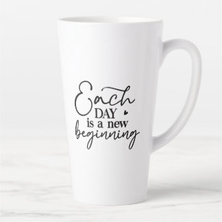 Todos Os Dias É Uma Nova Caneca De Latte Começo