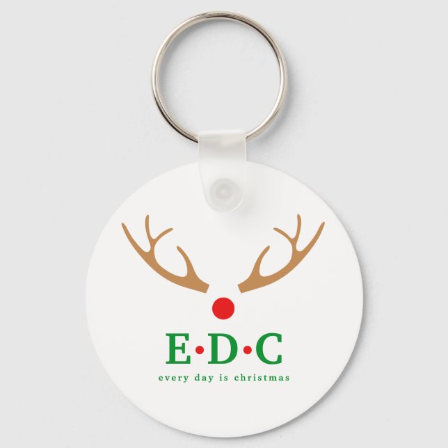 Todos os Dias São Chaveiro de Natal (Frente)