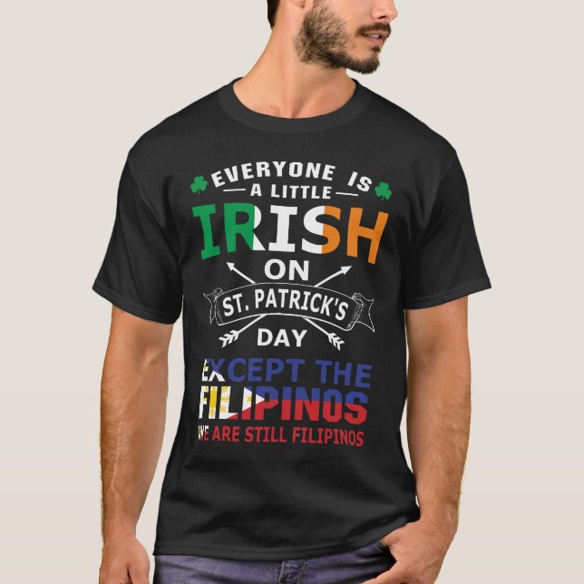 Todos os filipinos irlandeses Ruas de camiseta Pat (Frente)
