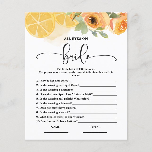 Todos os olhos no Jogo do Chá de panela da Noite (Frente)