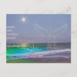 Todos precisam de amigos e anjos, cartão postal