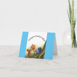 Todos Precisam De Cartão de condolências De Confor