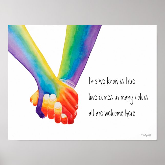 Todos são bem-vindos aqui, Poster (Frente)