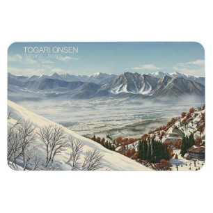 Togari Onsen 戸狩温泉 Nagano 長野 - ímã de geladeira