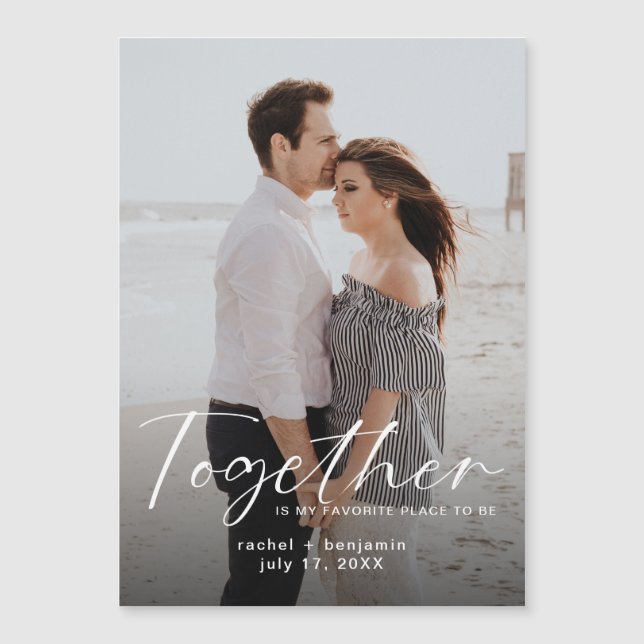 Together is my Favorite Place Photo Engagement  (Frente)