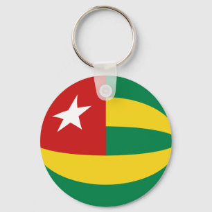 Togo Fisheye Flag Chaveiro