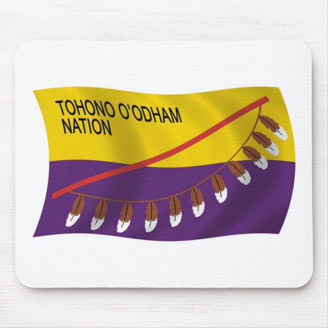 Tohono O'odham Nation Flag Mousepad (Frente)