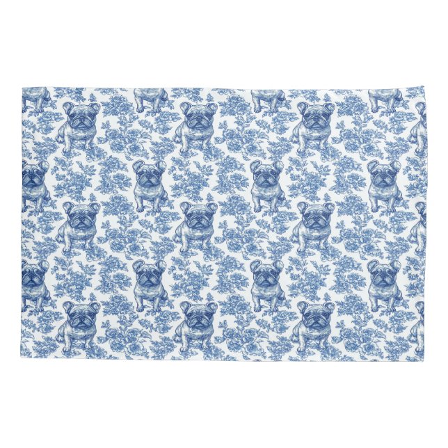 Toile Blue - Buldogue francês (Verso)