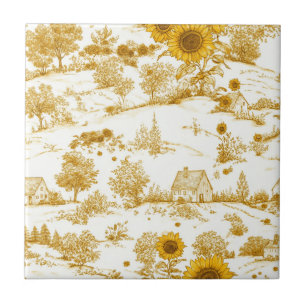 Toile de Campo de Girassóis Cottagecore (2)