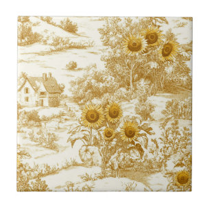 Toile de Campo de Girassóis Cottagecore (8)
