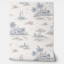 Toile de Jouy Azul Costeira