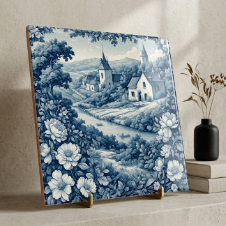 Toile De Jouy de Casa de Campo Pastoral Europeia V