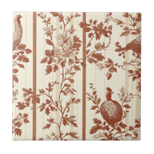 Toile de Jouy Floral com Galinha Vintage (9)