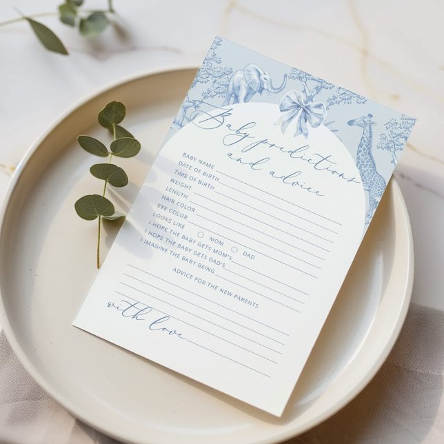 Toile de Jouy Jungle Predications e cartão de acon (Criador carregado)