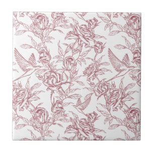 Toile de Jouy Vermelha