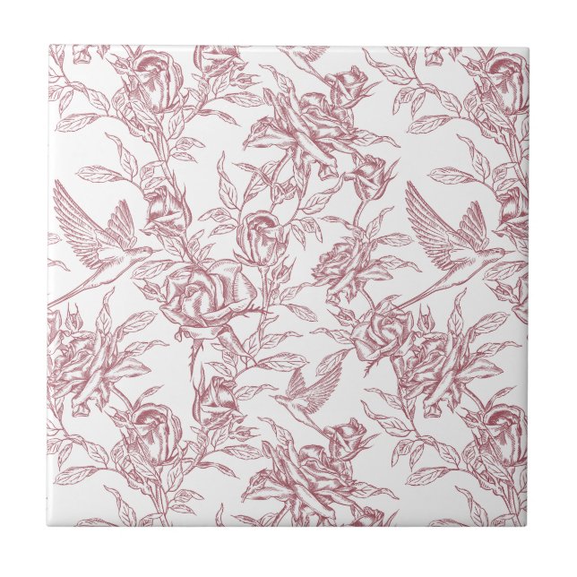 Toile de Jouy Vermelha (Frente)