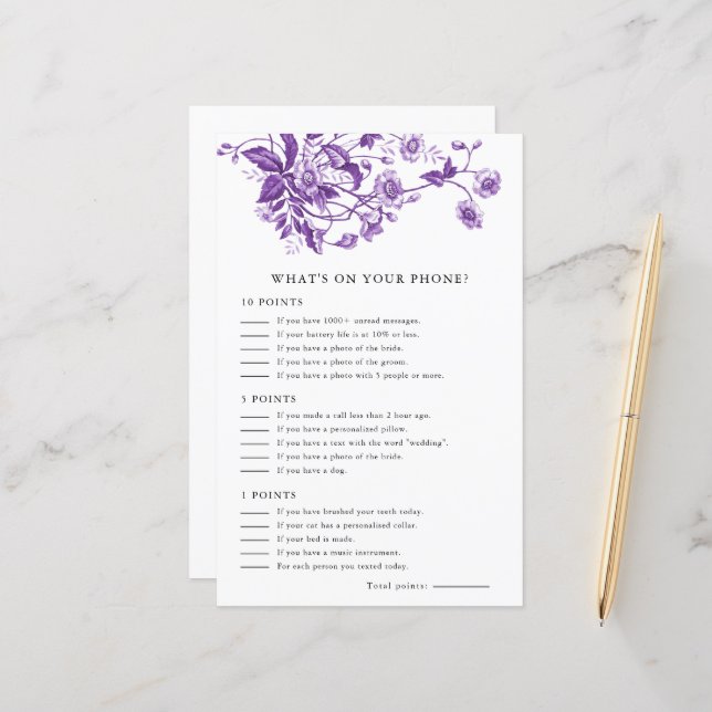 Toile Floral Whats em seu Jogo de Fone (Frente/Verso In Situ)