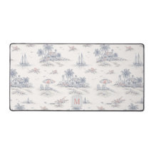 Toile Monograma Tropical Costeira Francesa Nome