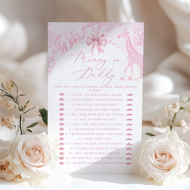 Toile Safari Mamãe ou chá de fraldas (Criador carregado)