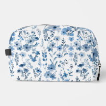 Toiletrias Florais Francesas Azuis
