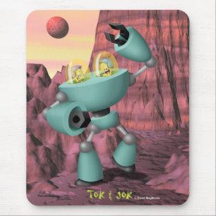 Tok & Jok TokBot vs JokBot Mousepad