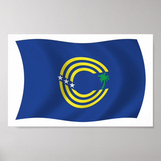 Tokelau Flag Poster Impressão (Frente)
