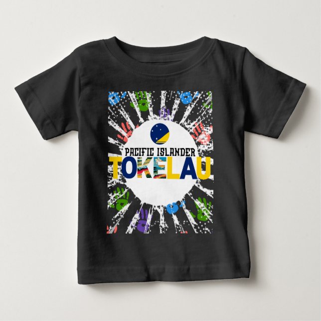 Tokelau Kids Todlers Camisa De Bebês (Frente)