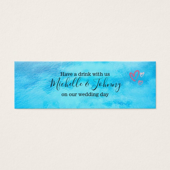 Token de bebidas - casamentos/aniversários totalme (Frente)