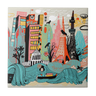 Tokyo tirado mão Japão