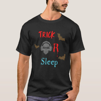 Tolo ou Sono Edição de Halloween Camisa Negra