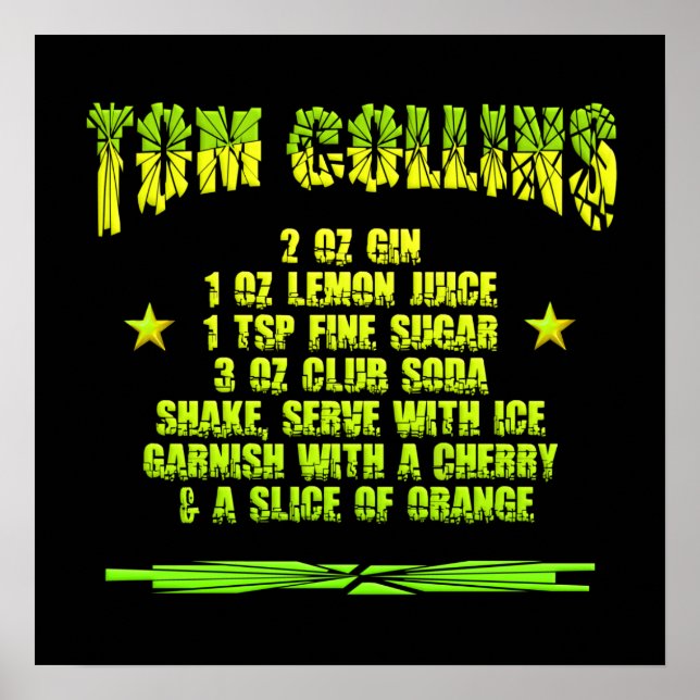 Tom Collins poster (Frente)