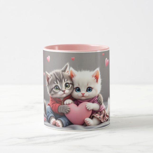 Tom & Luna – Caneca de Abraço de Dia dos Namorados (Centro)