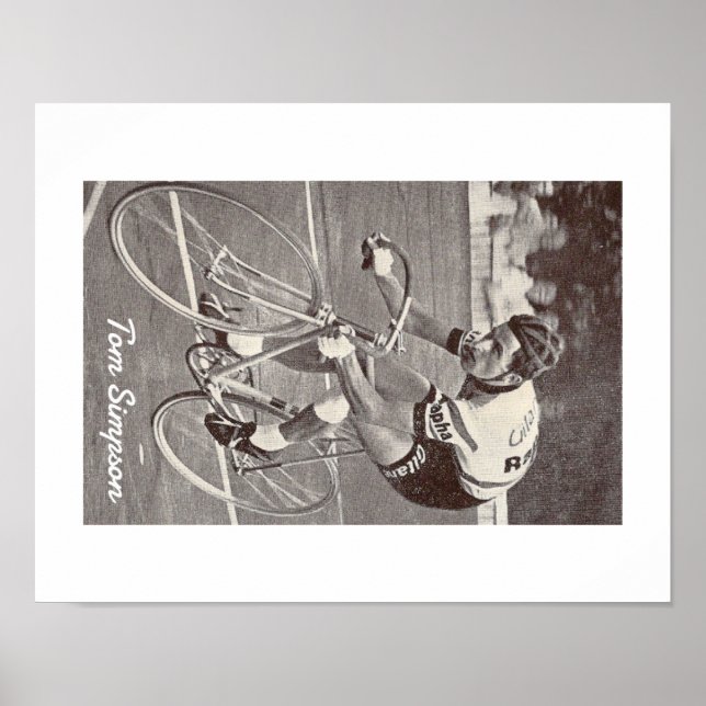 Tom Simpson poster impressão (Frente)