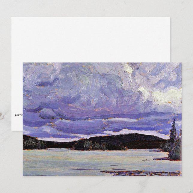 Tom Thomson - Canoe Lake, Primavera (Frente/Verso)