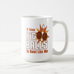 Toma bolas grandes: Caneca de café da boliche