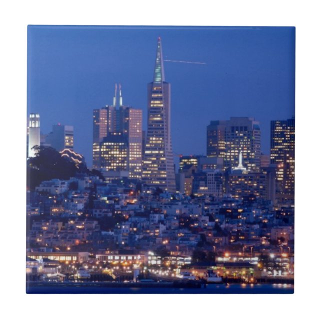 Tomado do telhado da prisão em Alcatraz (Frente)