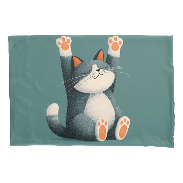 Tomador de Soneca Profissional Gato Divertido Dorm (Frente)