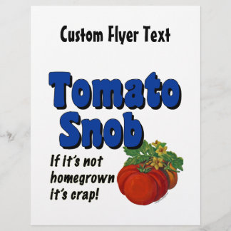 Tomate Esnobe Panfleto Personalizado