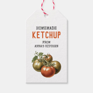 Tomate Ketchup Etiqueta personalizada tomate