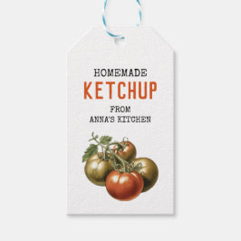 Tomate Ketchup Etiqueta personalizada tomate