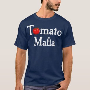 Tomate Mafia Engraçada Jardinagem Lover Camisa Grá