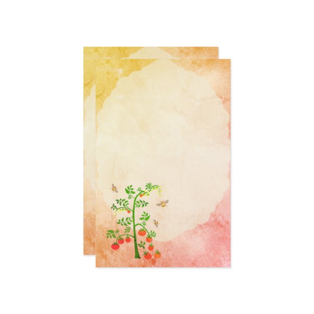 Tomateiro e abelhas 3 (Frente/Verso In Situ)